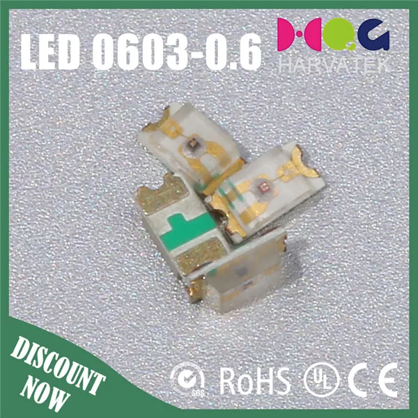 
Harvatek HQ19-2132UBC 0603-0.55T High Bright Blue LED Diode 