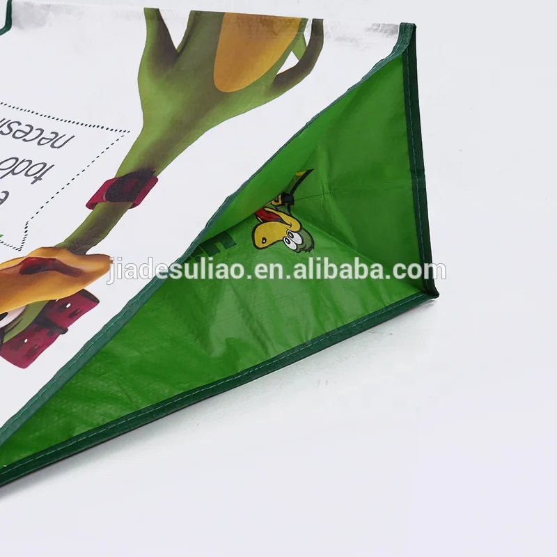 Unique design custom offset printed recycled used lady pp woven bag vietnam