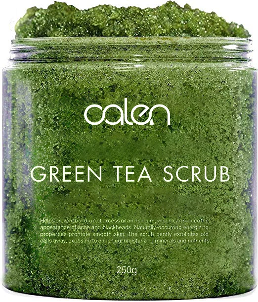 Private Label Gentle Formula Organic Exfoliating Deep Cleansing Green Tea For Body And Facial Care