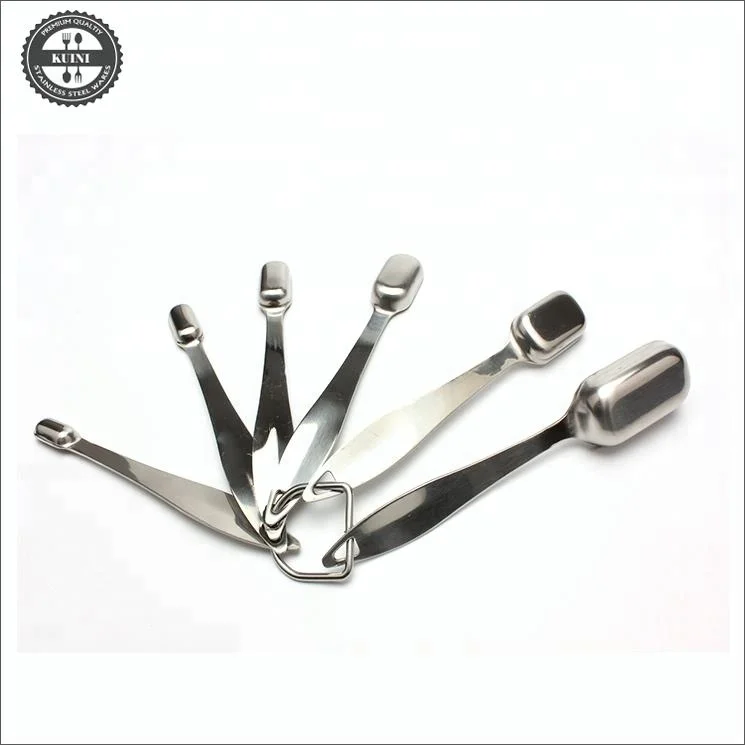 Stainless Steel 6 Piece Magnetic Measuring Spoon Set