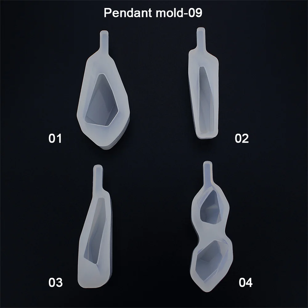 DIY Custom Silicone Jewelry Pendant Resin Mold For Craft