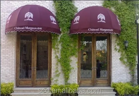 Outdoor Retractable Patio Elegant French Window Door Awning