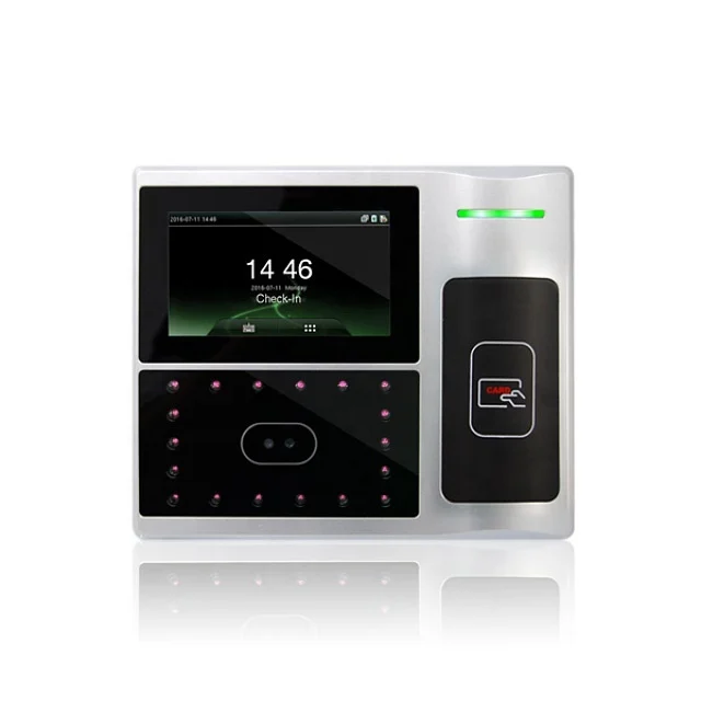 
4.3 inch touch LCD Biometric acess control Face recognition time attendance system with RFID card (Uface) 