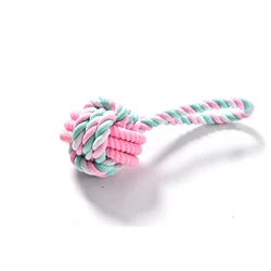 Safe And Non-Toxic Toy Ball Cotton Rope Dog Chew Toy Dog Rope Toy