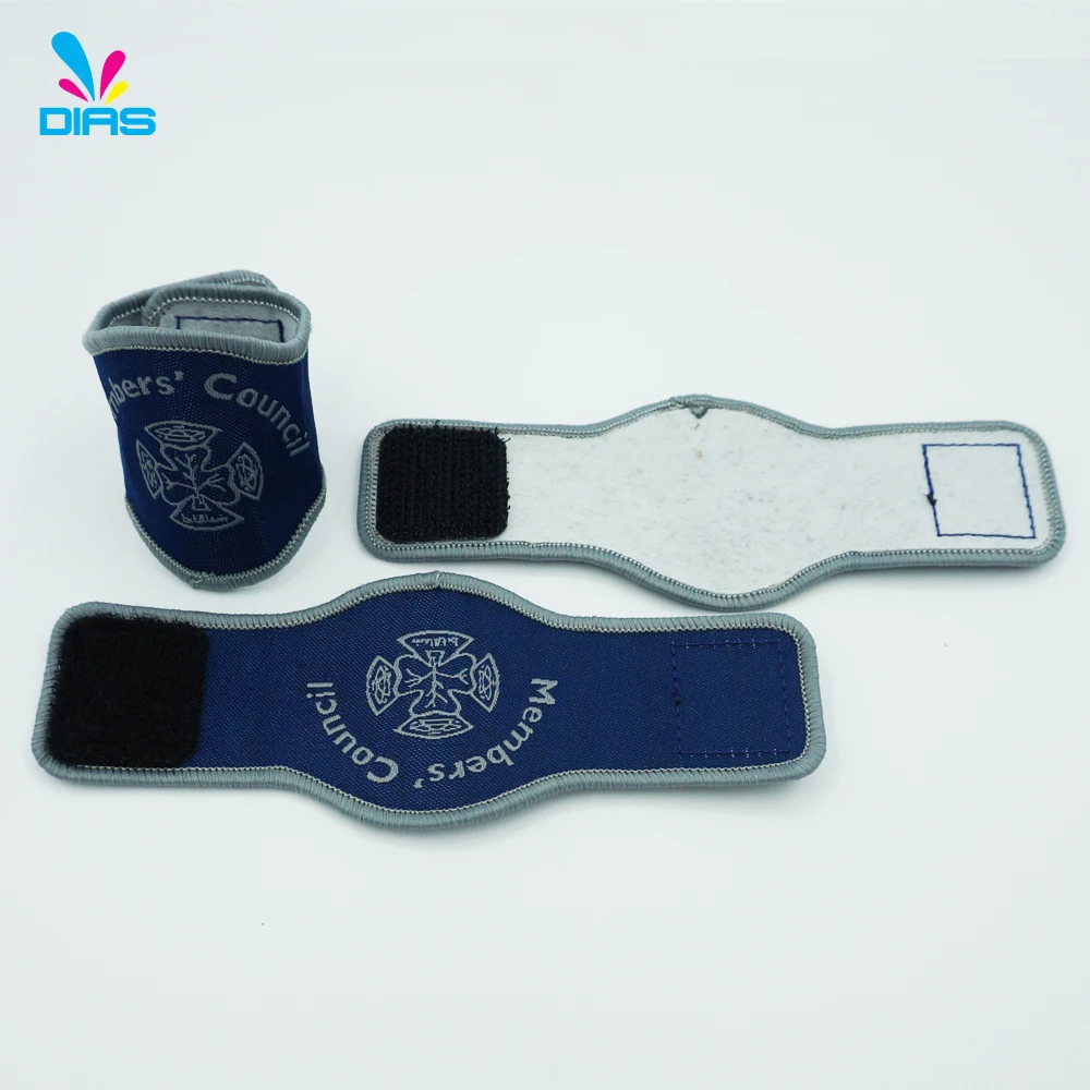 Wholesale cheap custom high quality machine woven woggle scout badge