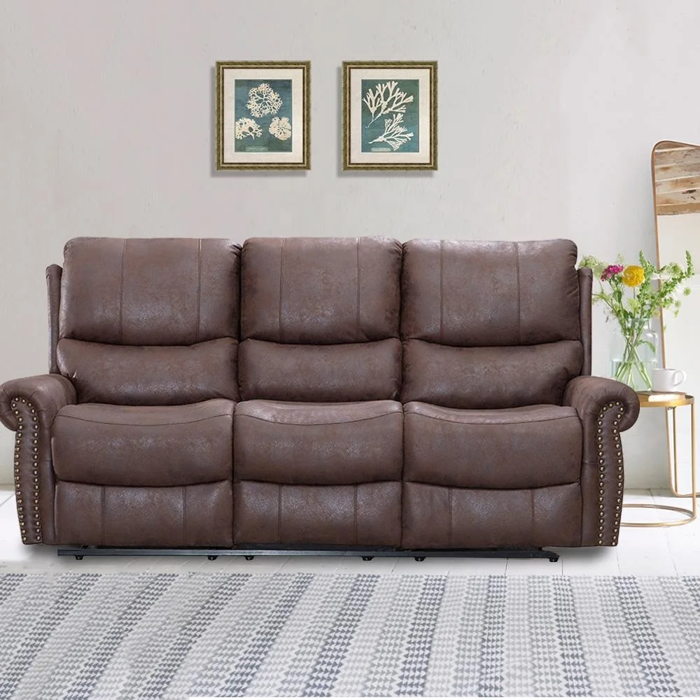 American Style Leather Sofa Couch Cinema Recliner Sofa for Living Room
