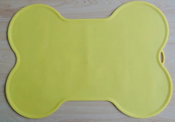 Bone Shape Pet Silicone Bowl Mat