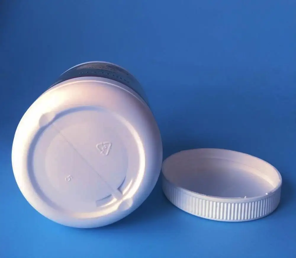 High Quality HDPE 1000ml White Lecithin jar protein powder container