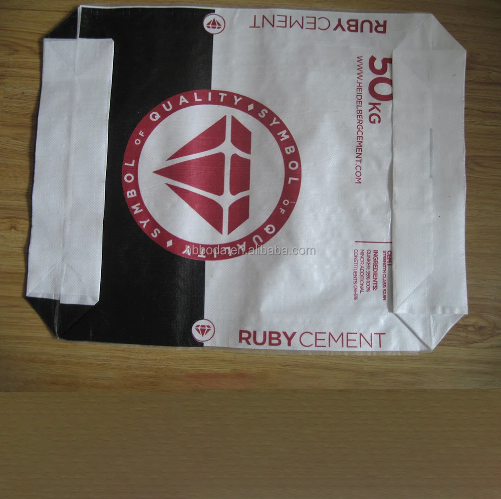 
20kg 50kg kraft paper pp woven block bottom valve cement bag for packing cement, chemical, glue 