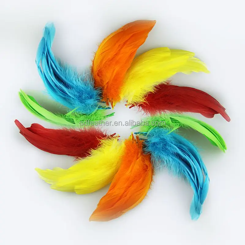 10-15cm Goose Feather Enough Stock Craft Feather Material Natural Goose Feather for Hair/Dress Decoration Accessories