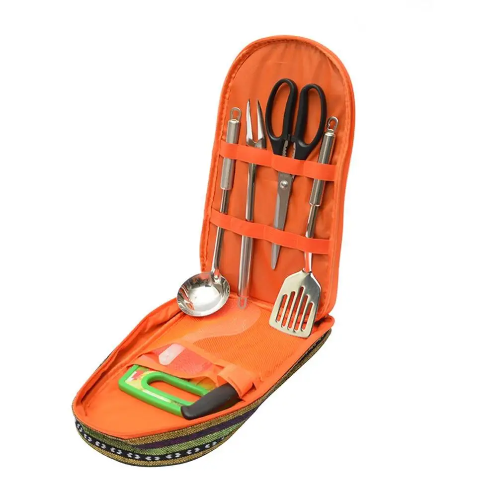 
Utensil Picnic Bag Travel Set Portable BBQ Outdoor Cookware Camping Kitchen 