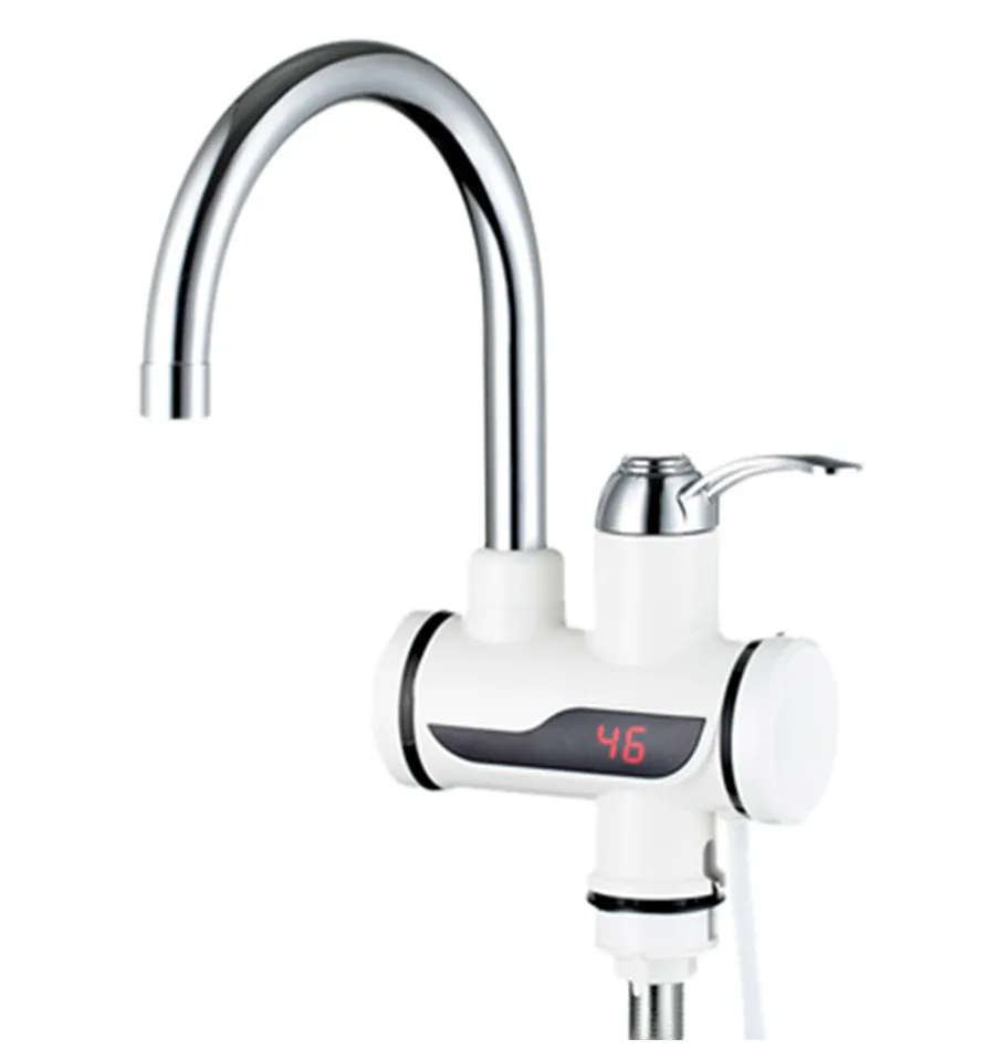 3000W Electric Kitchen LED Instant Heating Shower Mixer Kitchen Faucet Tap