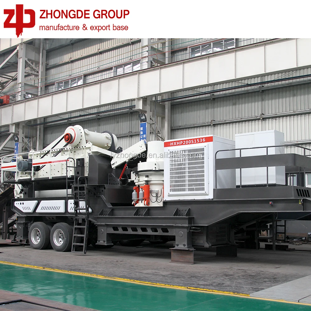 mobile crusher moving jaw crusher movable crushing plant