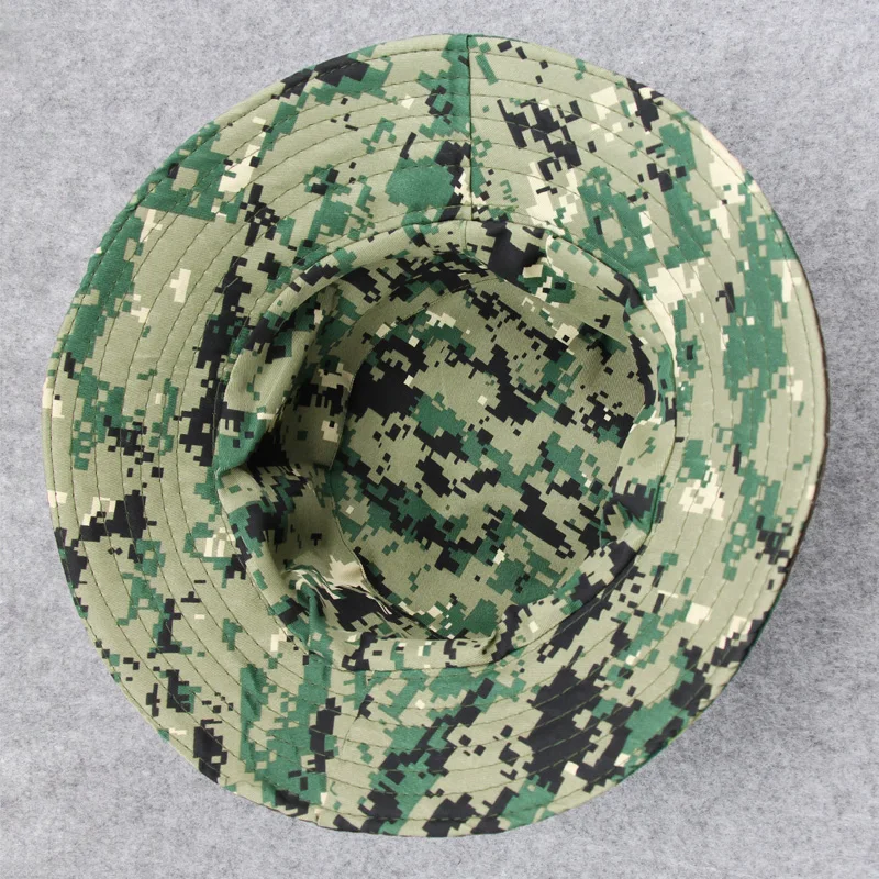 Wholesale Custom Safari Bush Hat Wide Brim Sun Fishing Cap Fisherman Boonie Bucket Hats