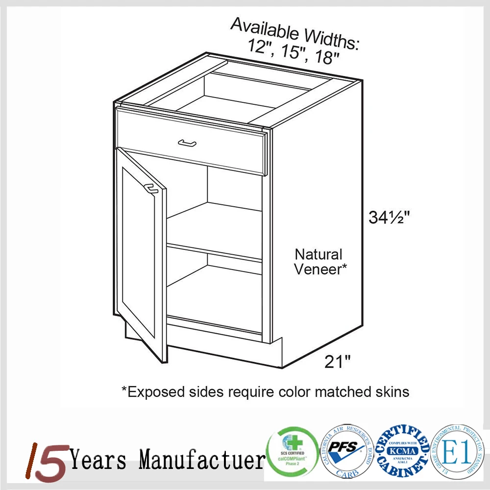 
Wholesaler Cheap Frame Modular Kitchen Cabinets 
