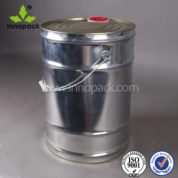 25L cubo de lata de aceite de cierre superior con pico tapa Venta al por mayor, la fabricación, la producción