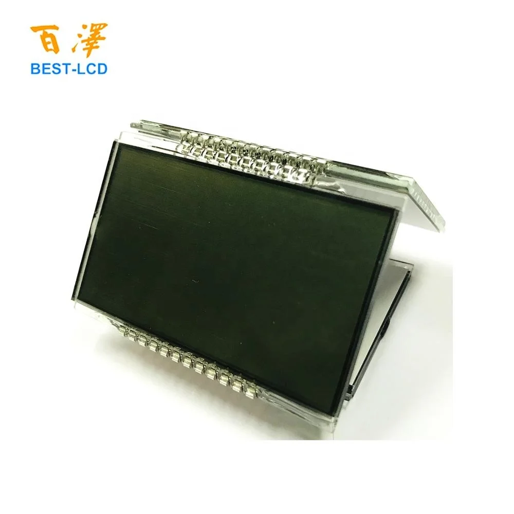 Newly Customized 22 pins Monochrome Segment HTN LCD Display For Industrial Meter / Multimeter/Hybrid Meter etc.