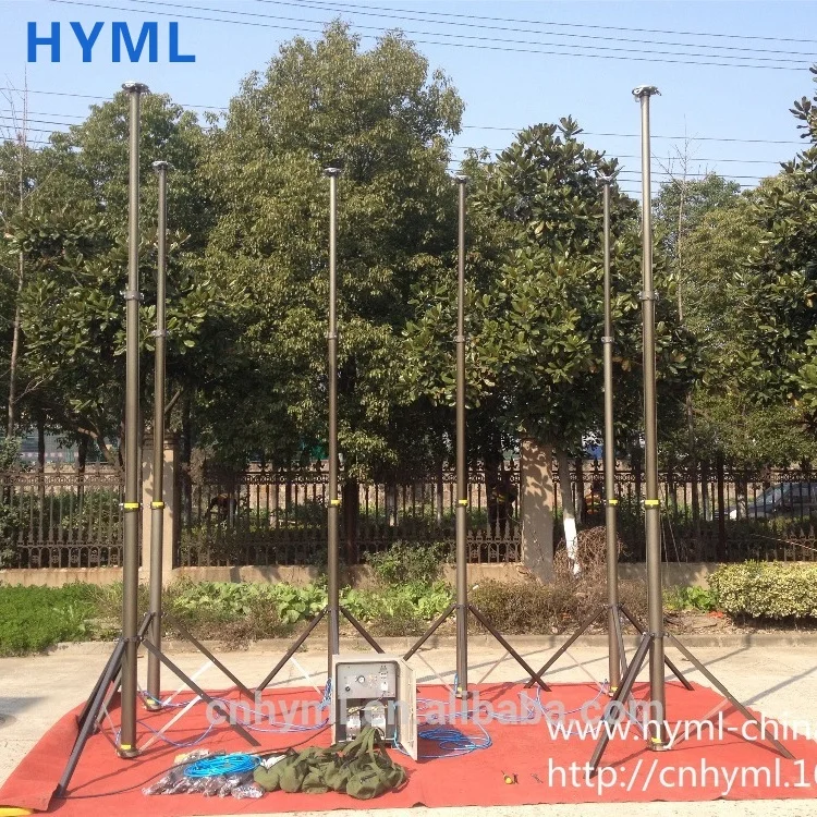 portable telescopic mast pole used in new energy