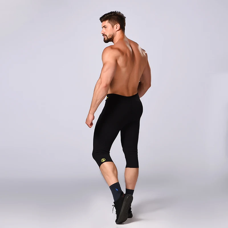 Hot product men body shaper lose weight shapewear yoga slimming thigh trimmer sweat shorts
