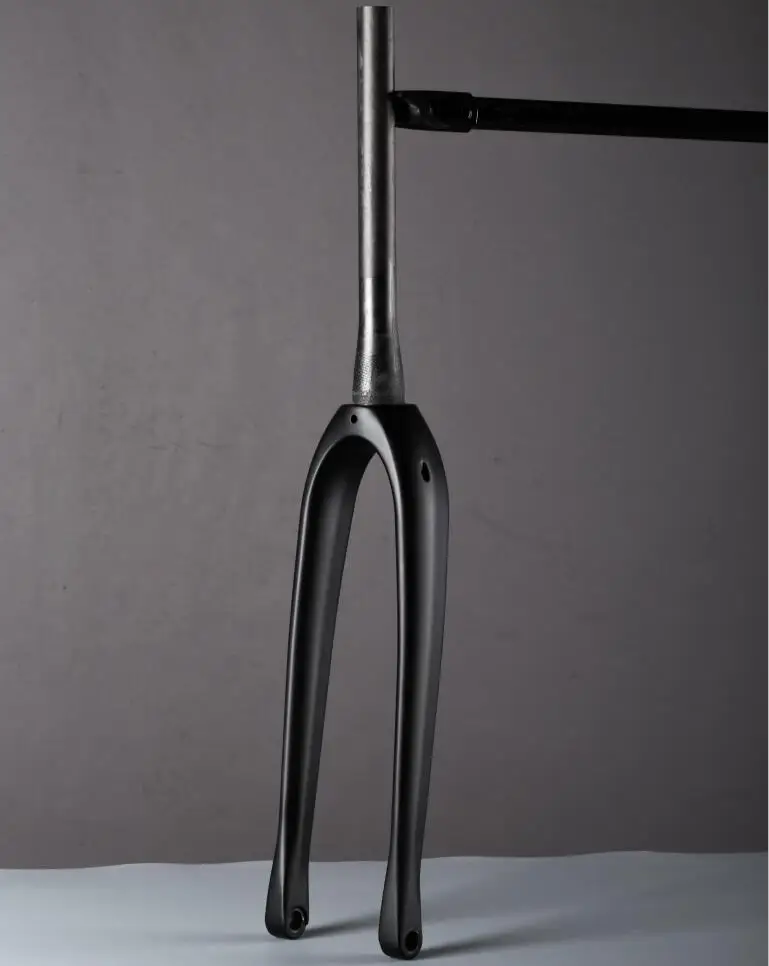 
CX cyclocross bike fork with full Toray carbon 68mm Tire Clearance Tapered steerer gravel front Fork 