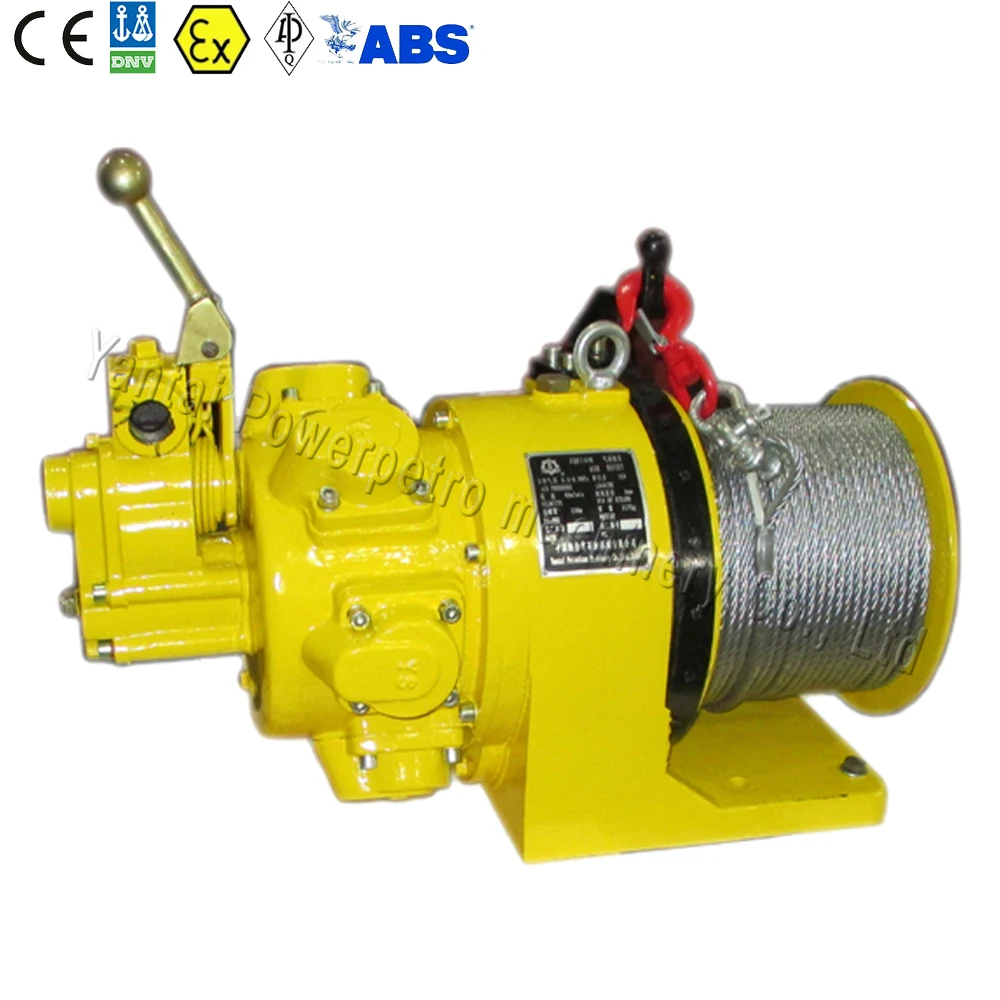 
1Ton Remote Control Air Pneumatic Winch Machine for Monkey Board 