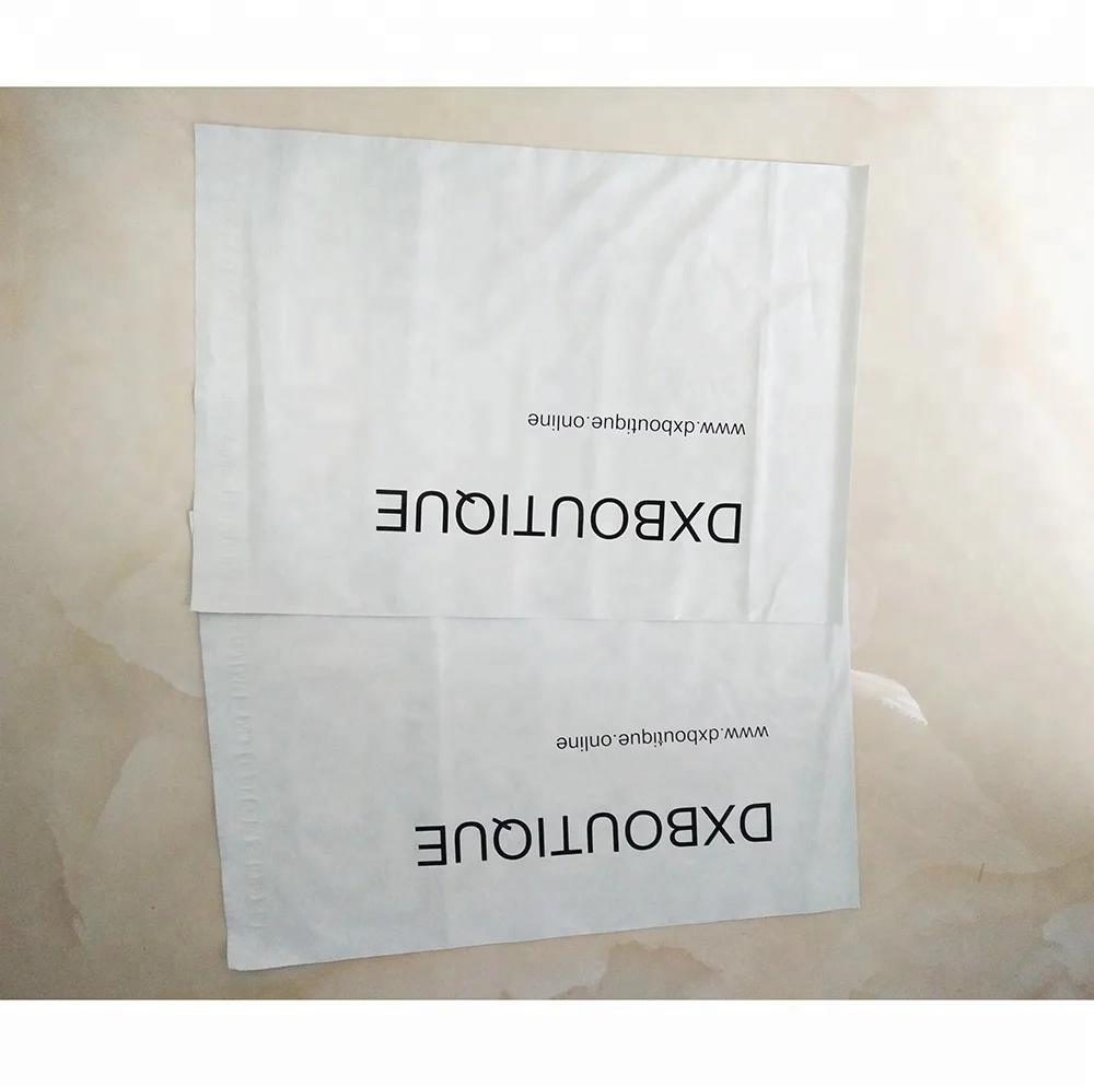 Poly Mailer Plastic Courier Mail Bag /Custom Mailing Bag Poly Mailer Mail Bag with white printing
