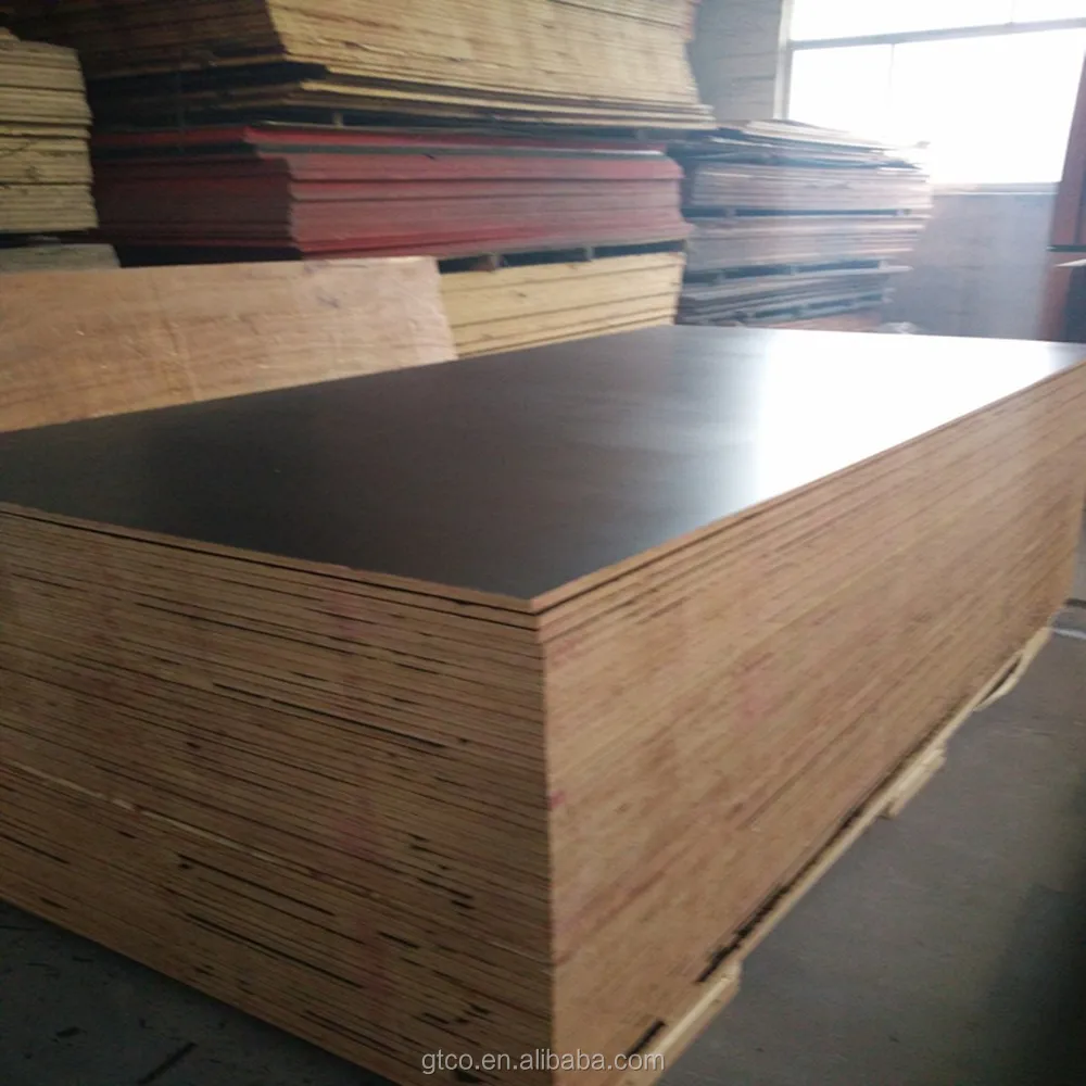 1220*2440MM Eucalyptus core Color Film Faced Plywood of Concrete form board