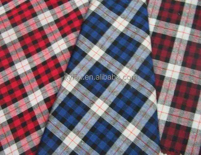 
100% cotton yarn dyed fabric 