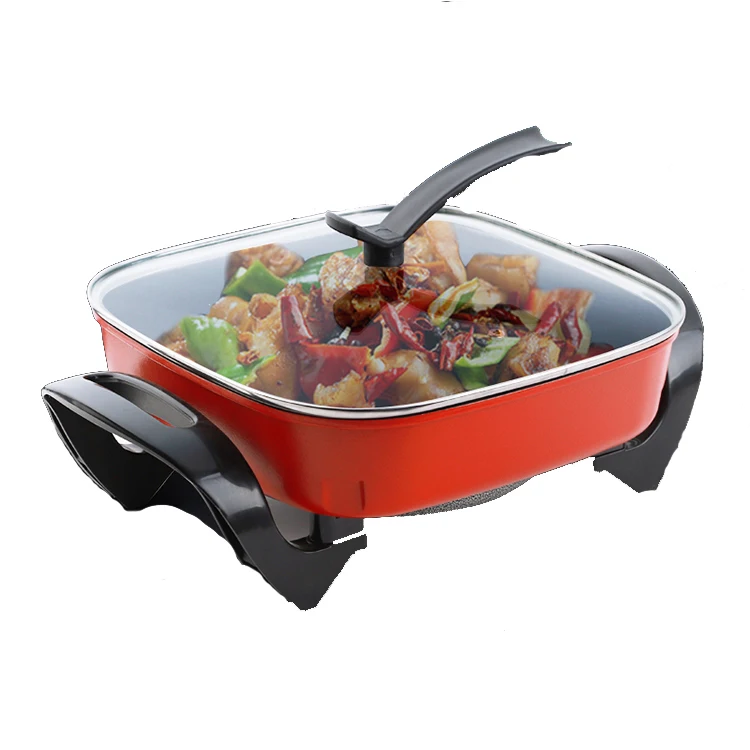 electric frying pan professional manufacture best price superior cooking nonstick wok set wok hot pot