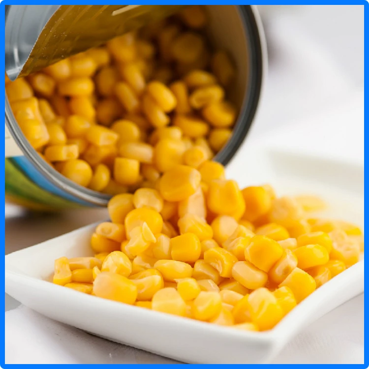 340 г упаковки типов консервированных сладких керанельных кукуруз, изготовленных в Китае