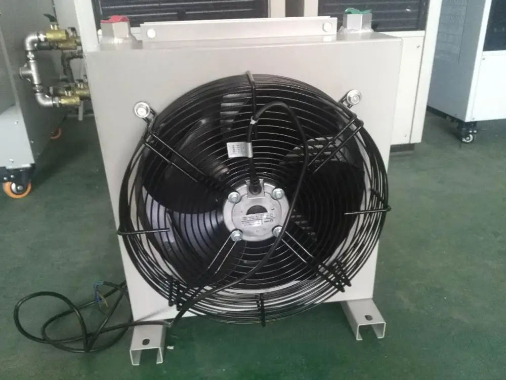 FLOS self circulating oil chiller oil cooling unit oil cooler fan with CE certificate for hydraulic systeam