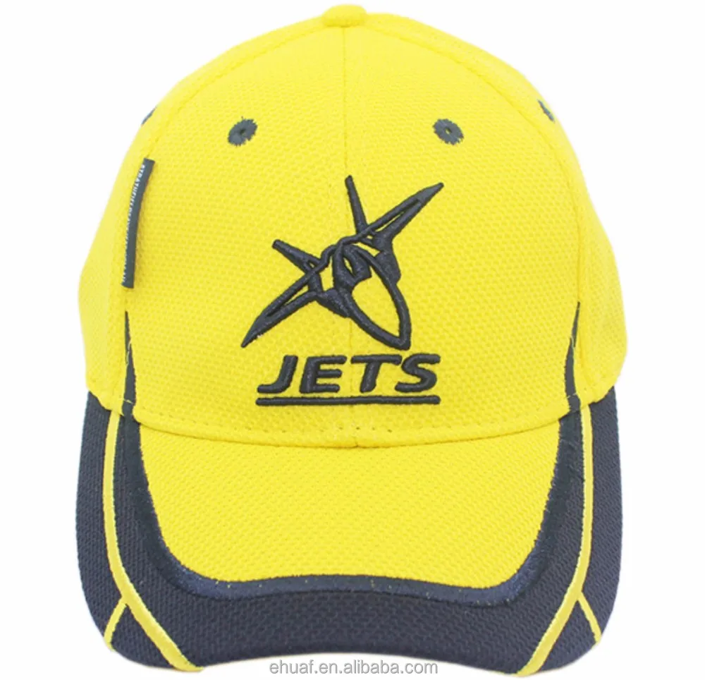 6 panel structured tech mesh custom embroidery closed closure sports full cap