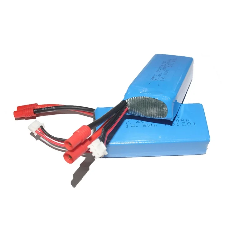 7.4v 2000mah lithium polymer battery 7.4v 903475 battery pack