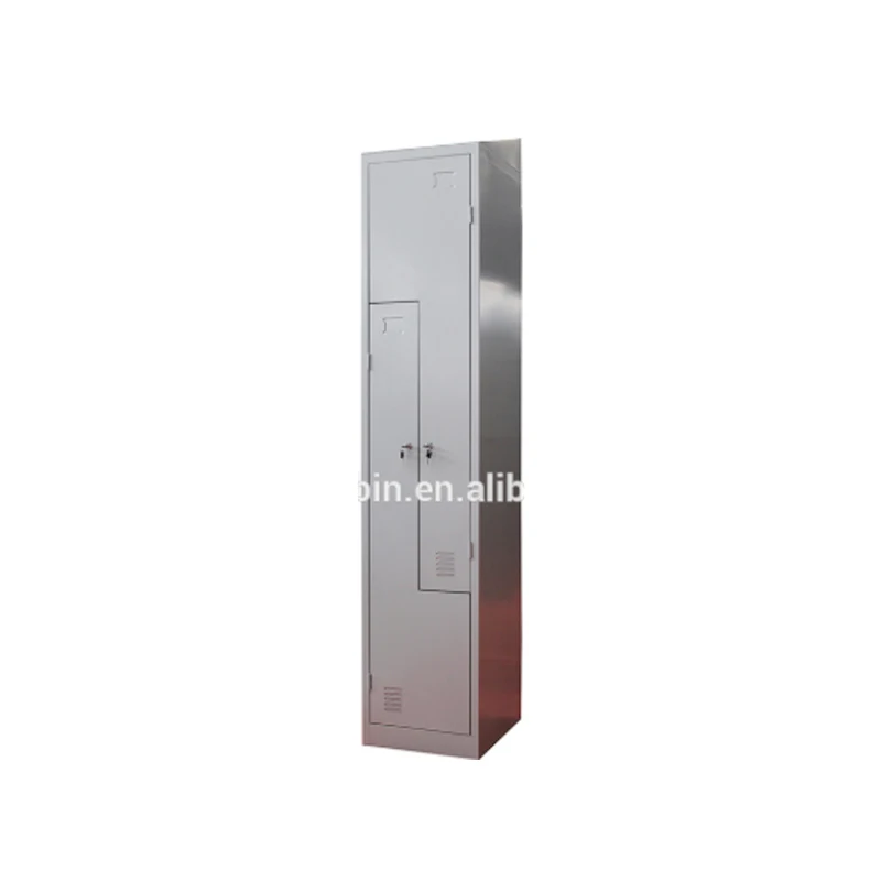 
elegant Slope top metal wardrobe z l shaped lockers 