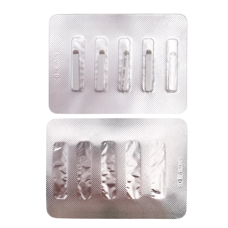 Новинка 2019 микроблейдинг для татуировок одноразовые лезвия U-образное лезвие игла затенение 0 22 мм 18 пин U-образная форма