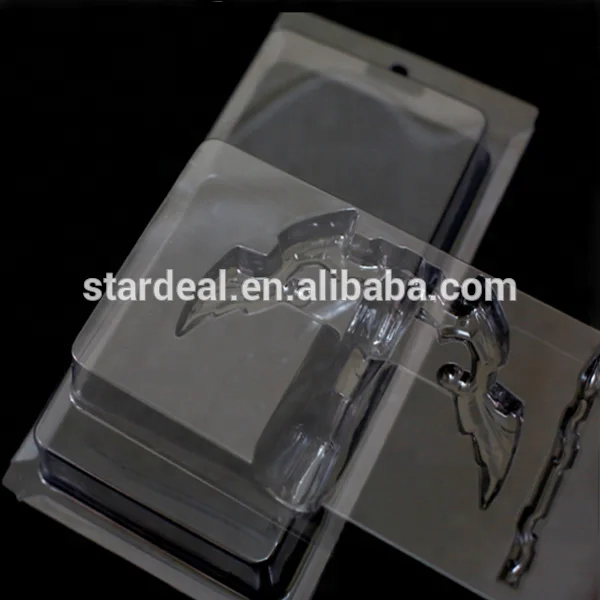 Clear Custom PET Plastic Blister Mobile Phone Case Packaging
