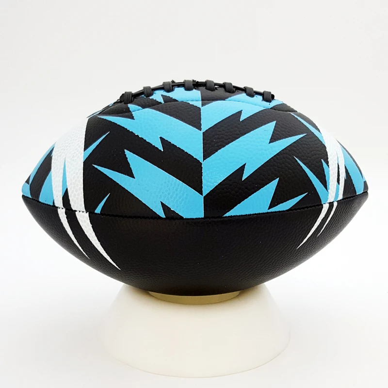 Junior size PVC foamed neoprene mini american football inflatable ball