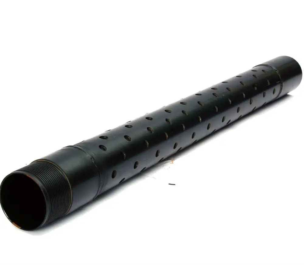 High strength Perforated steel tube for water well filter