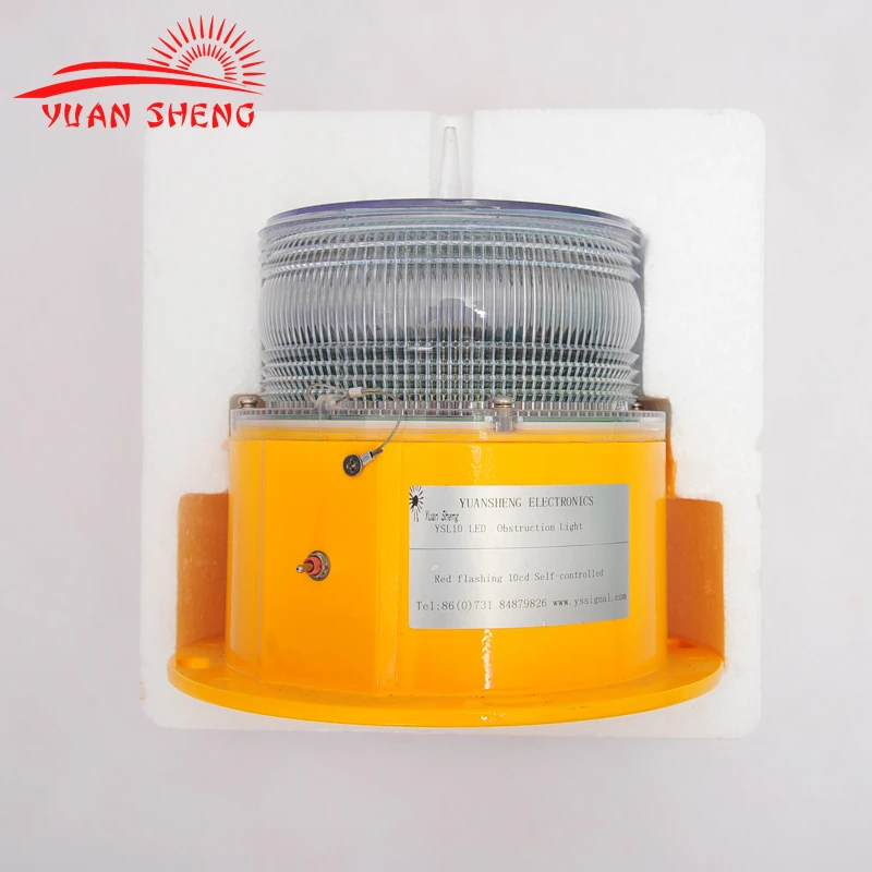 Radio/cell tower proof steady burning solar aviation,obstruction ,aircraft,obstacle Navigation Marine light