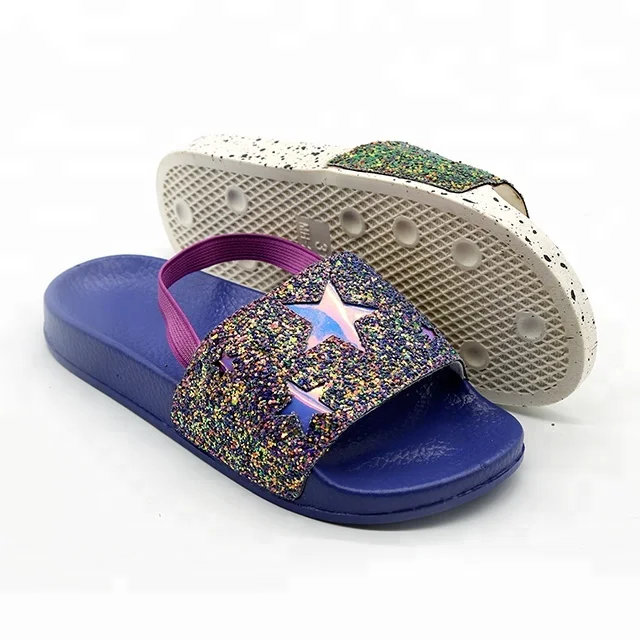 Brightening Upper Fashion Star Kids PCU Slides Slipper