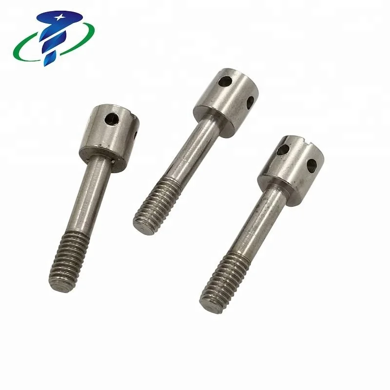 SUS 304 Stainless Steel Machine Thread M4 Drilled Head Screw Sealing Bolt