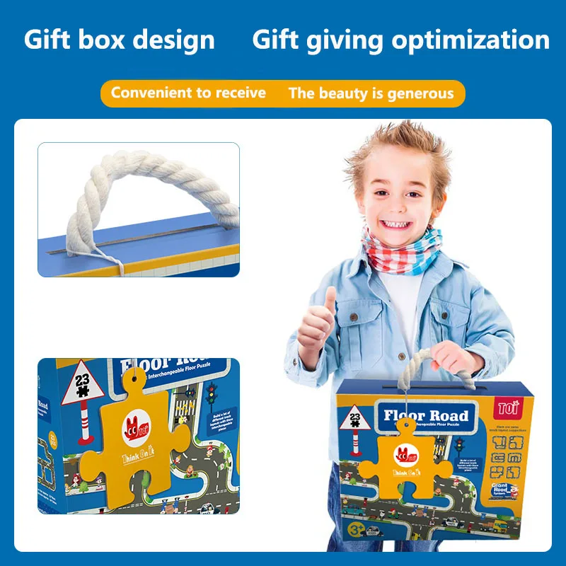 
Toi Giant Interchangeable Floor Jigsaw Puzzle/Educational Intelligent Toy Jigsaw Puzzles/Educational Toys 