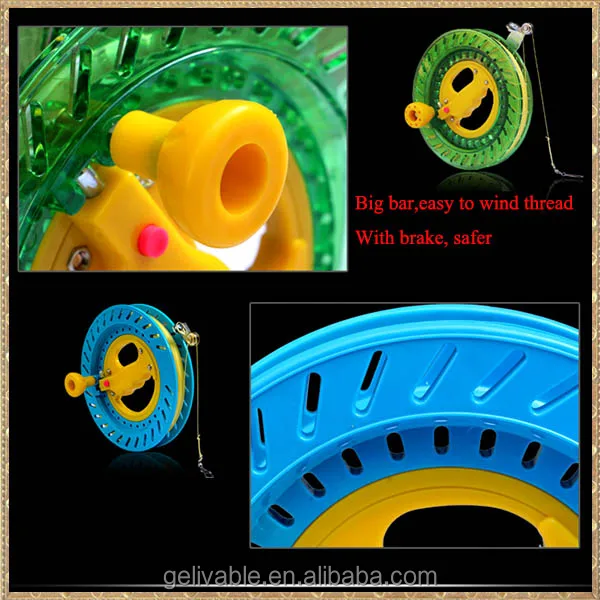 kite reel winder with thread