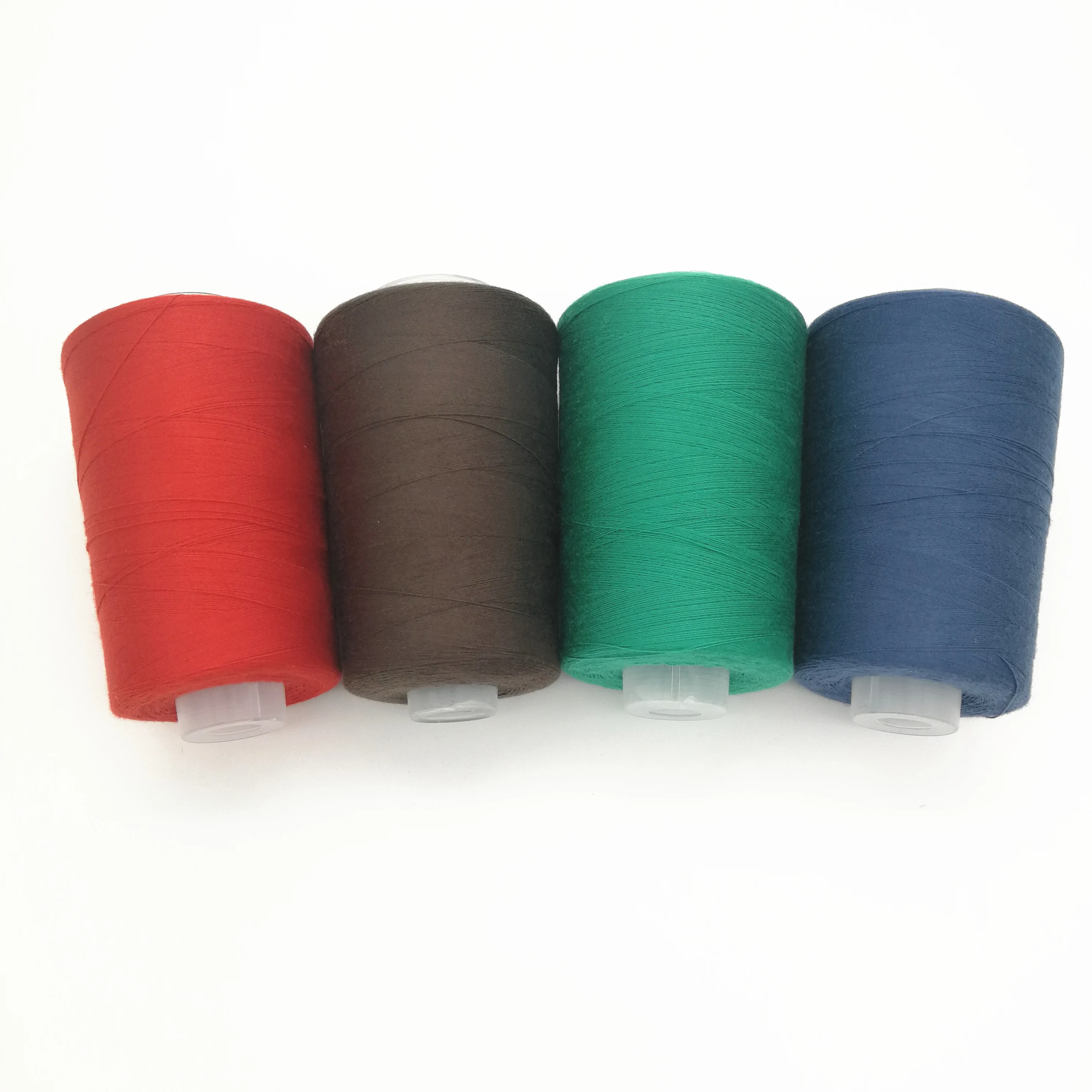 
China direct sale high tenacity 20s/2 20s/3 100% polyester spun yarn for sewing thread 