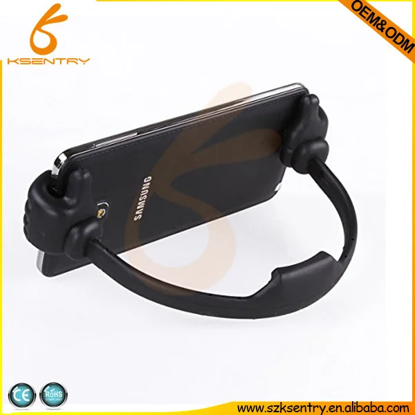 Thumb дизайн мини пластиковые держатель стенд организатор для iphone 6/5s/5c/5( синий)