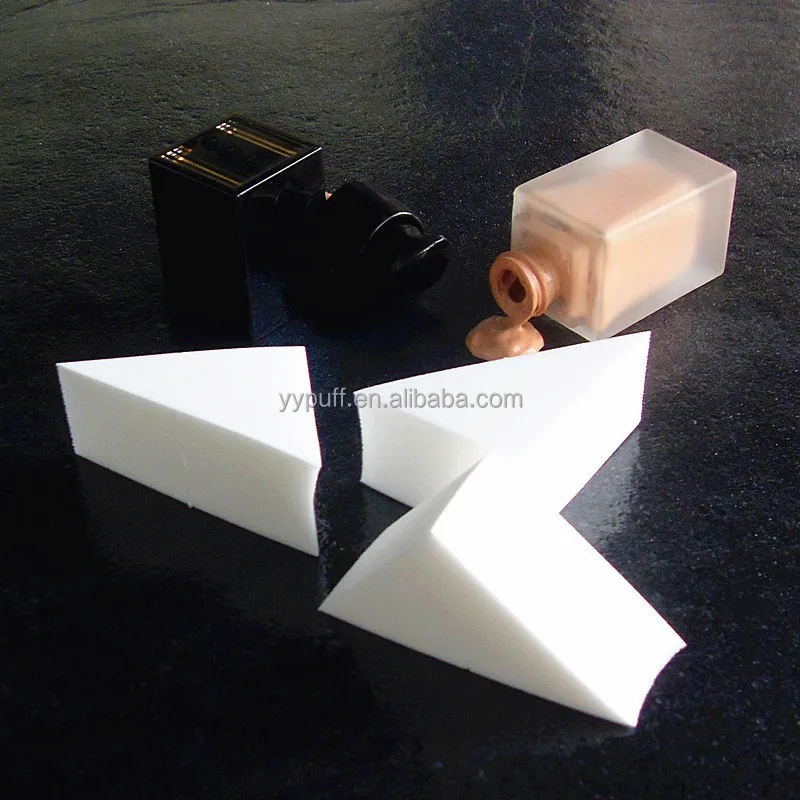 Lady beauty equipment personal care wholesale cosmetics latex free wedge makeup sponge
