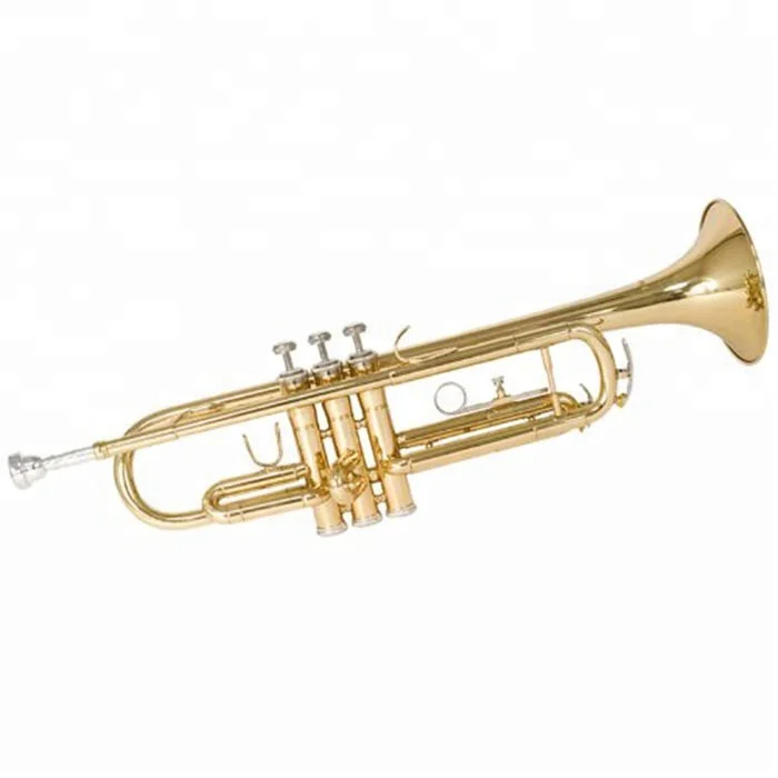 
Big Manufacturer Quality Wholesale Price Gold Lacquer Brass Bb Trumpet 