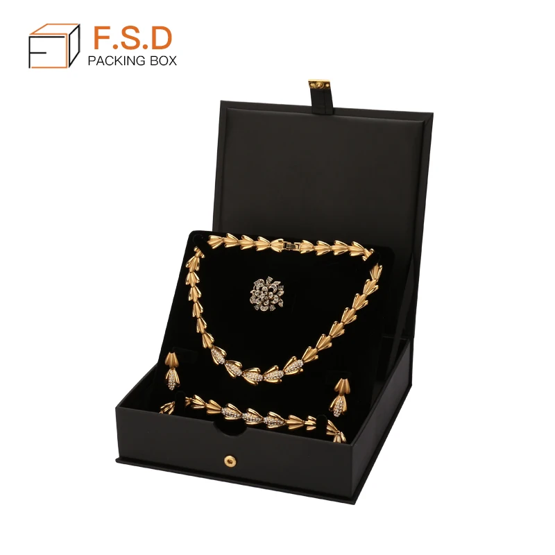 FSD Stylish Design Competitive Price Handmade Pierced Earring Jewelry set Boxes
