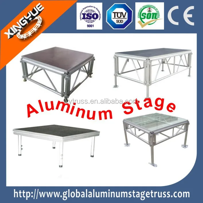 Подвижные портативным этап, алюминиевый фанеры этапе