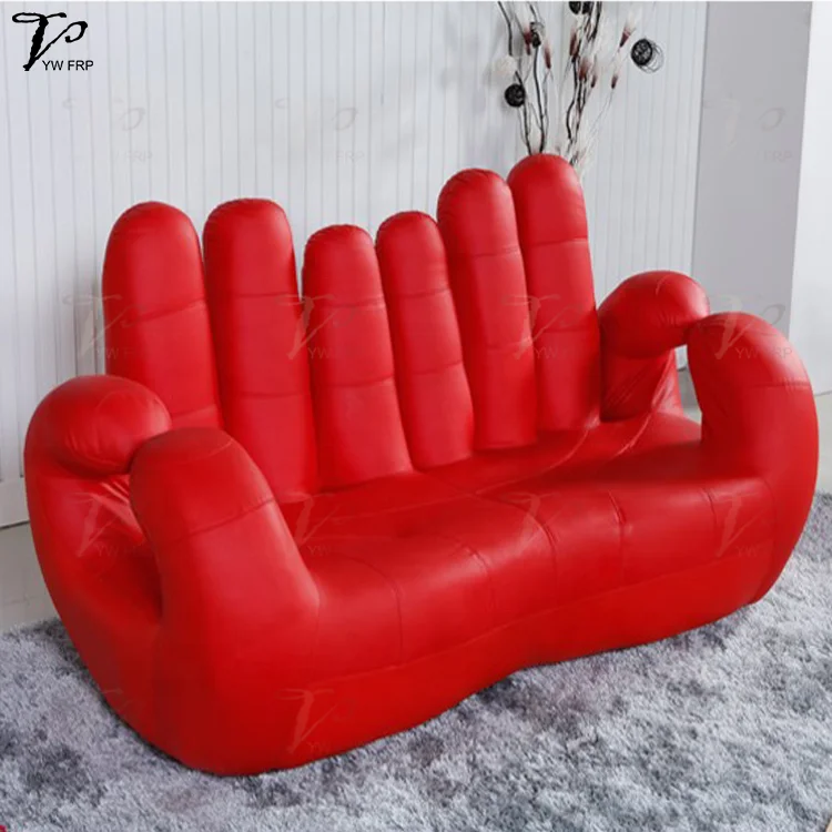 Comfortable ten fingers hand shape sofa living room furniture reclining seats and sofa